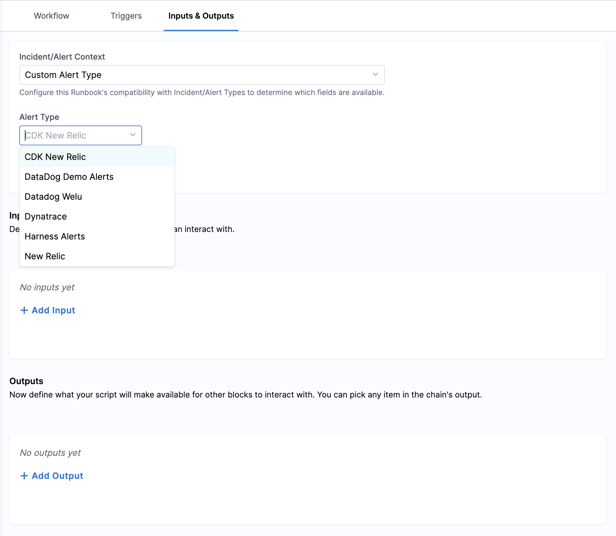 Defining Custom Alert Type